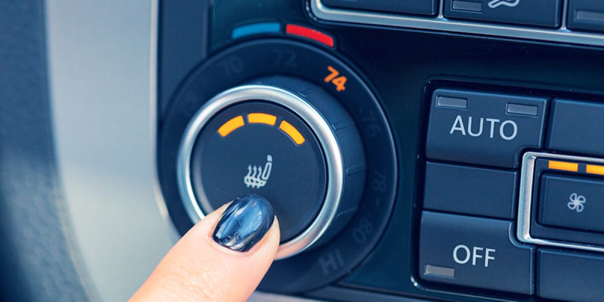 Climate Control Unit In The New Car